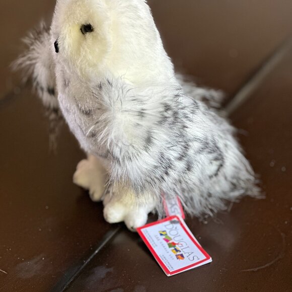 NEW WIZARD the Plush Snowy Owl Stuffed Animal Cuddle Toy by Douglas - Picture 5 of 8